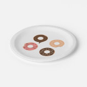 可愛すごいいドーナツ紙パーティープレート ペーパープレート (アングル)