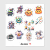 可愛すごいいハロウィーン シール (シート)