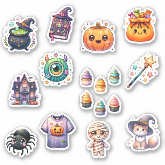 可愛すごいいハロウィーン シール (正面)