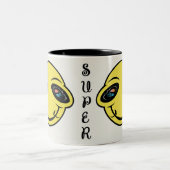 可愛すごいいバニーマグ – かわいいパステルコーヒーカップ ツートーンマグカップ (中央)