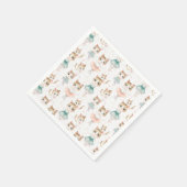 可愛すごいいバレリーナ猫 スタンダードカクテルナプキン (角)