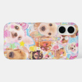 可愛すごいいピンクの子犬の電話ケース🌈☁️ Case-Mate iPhoneケース (裏面 (横))
