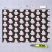 可愛すごいいピンク幽霊柄ハロウィーン 薄葉紙 (クラフト)