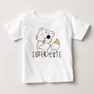 可愛すごいいベビーネコ – ベビートップ ベビーTシャツ
