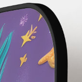 可愛すごいいベビー人魚 ピックルボールラケット (左詳細)