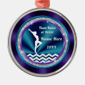 可愛すごいい体操クリスマスオーナメント メタルオーナメント (正面)