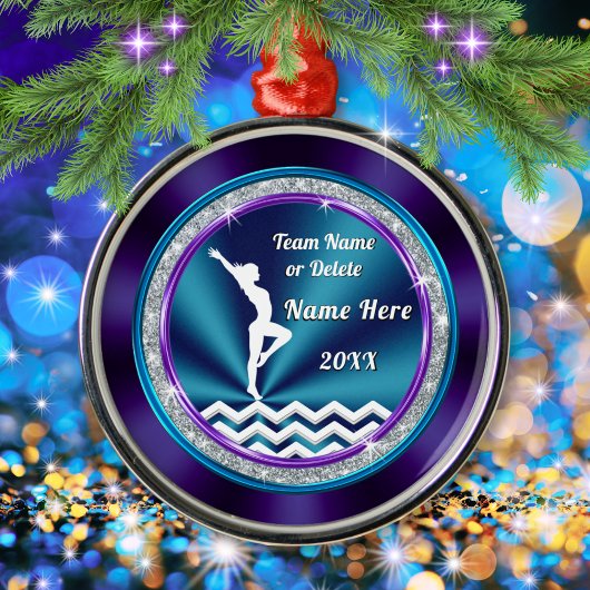 可愛すごいい体操クリスマスオーナメント メタルオーナメント