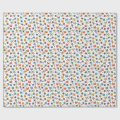 可愛すごいい北欧子供部屋の子供 ラッピングペーパー (フラット)