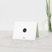 可愛すごいい子犬の折り返しグリーティングカード カード (裏面)