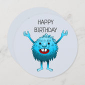 可愛すごいい小さな生き物 招待状 (正面/裏面)