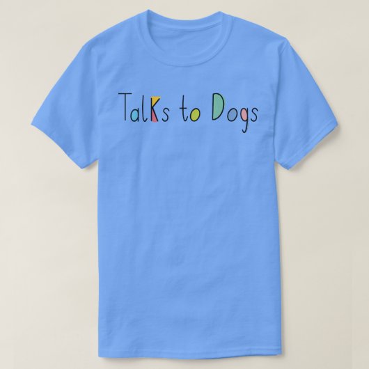 可愛すごいい愛犬家が犬派に Tシャツ (デザイン正面)