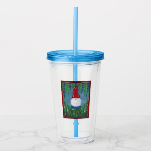 可愛すごいい格言 アクリルタンブラー (正面)