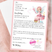 可愛すごいい歯パーソナライズされた妖精の手紙 招待状