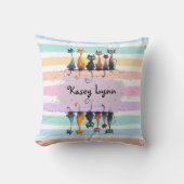 可愛すごいい猫熱狂する名枠デザイン クッション (正面)