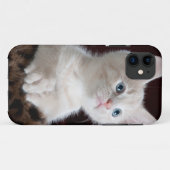 可愛すごいい白い子猫 Case-Mate iPhoneケース (裏面(横))