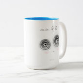 可愛すごいい知性があるエルフィン ツートーンマグカップ (正面右)