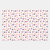 可愛すごいい紫のパンプキモダンンハロウィーン ラッピングペーパーシート (正面3)