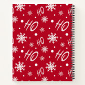 可愛すてきいクリスマスサンタ猫 ノートブック (裏面)