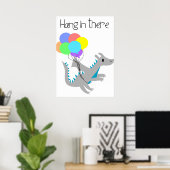 可愛つるいドラゴンオフィスのポスター ポスター (ホームオフィス)