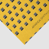 可愛はっきりしたいオレンジと白黒誕生日 薄葉紙 (詳細)