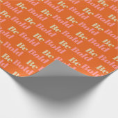 可愛はっきりしたい感動的引用文 ラッピングペーパー (角)