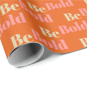 可愛はっきりしたい感動的引用文 ラッピングペーパー (ロールコーナー)