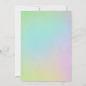 可愛めい想いスロスヨガ誕生日パーティー 招待状 (裏面)