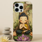 可愛めい想い仏 | ゼンロータススピリチュアルアート Case-Mate iPhoneケース