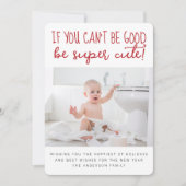 可愛もしい写真が似合わないおもしろい シーズンカード (正面)