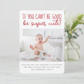 可愛もしい写真が似合わないおもしろい シーズンカード (スタンド正面)