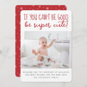 可愛もしい写真が似合わないおもしろい シーズンカード (正面/裏面)