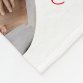 可愛もしい恋しく思この写真を追加カスタム写真 フリースブランケット (角)