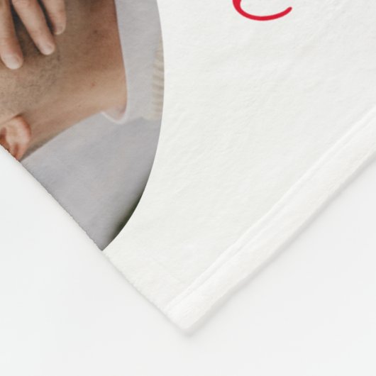 可愛もしい恋しく思この写真を追加カスタム写真 フリースブランケット (角)