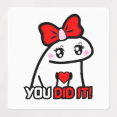 可愛やる気を起こさせるいステッカー – 褒美セット ラベル (デザイン1)