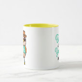 可愛やる気を起こさせるい鳥「自分でいること」マグカップ マグカップ (中央)