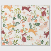 可愛よくはしゃぐいバカラフルニー ラッピングペーパー (フラット)