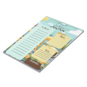 可愛よくはしゃぐいパーソナライズされた学校志向のTo Doリスト ノートパッド (アングル)