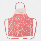 可愛よくはしゃぐいベーキングエプロンカラフル調理器具 エプロン (正面)