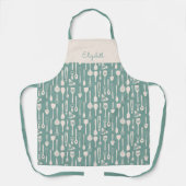 可愛よくはしゃぐいベーキングエプロンカラフル調理器具 エプロン (正面)