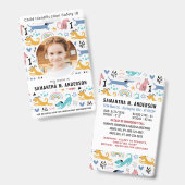 可愛よくはしゃぐい犬カスタムの写真緊急の子ID バッジ (正面＆裏面)