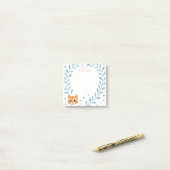 可愛らしいオレンジ色の子猫との名前をカスタムするからのメモ ポストイット (デスク上)