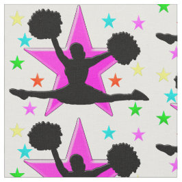 可愛らしいカラフルチアリーティング織物 ファブリック