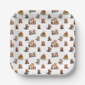 可愛らしいカワウソ！ ペーパープレート (正面)