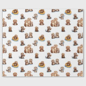 可愛らしいカワウソ! ラッピングペーパー (フラット)