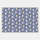 可愛らしいガリーハロウィーンラッピング紙 ラッピングペーパーシート (正面2)