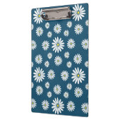 可愛らしいガーリートレンディー春デイジーパターン クリップボード (左)