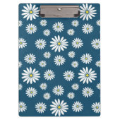 可愛らしいガーリートレンディー春デイジーパターン クリップボード (正面)