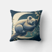 可愛らしいコアラのプラッシュ枕で寄り添う クッション (裏面)