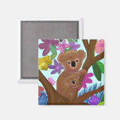 可愛らしいコアラス磁石 マグネット (正面/裏面)