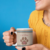 可愛らしいコーヒーマグとパグ コーヒーマグカップ